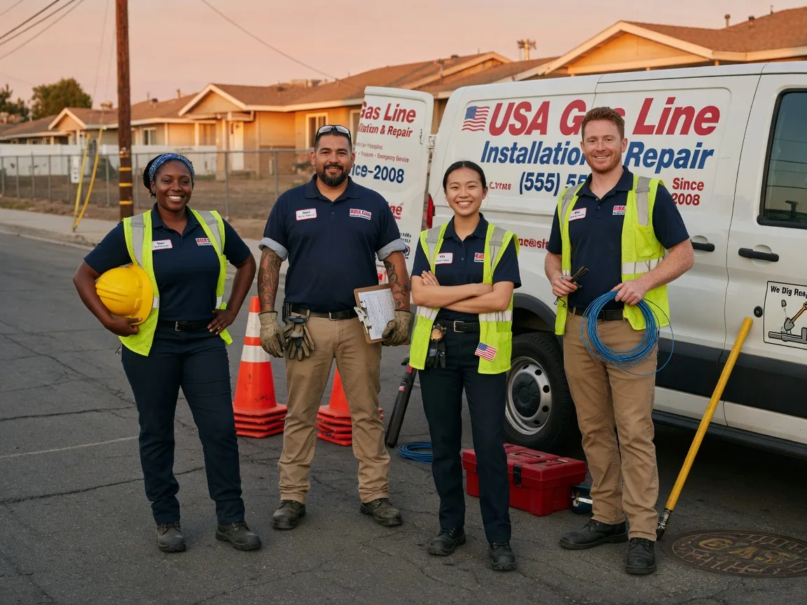 Gas Line Installation company in Charter Oak, IA